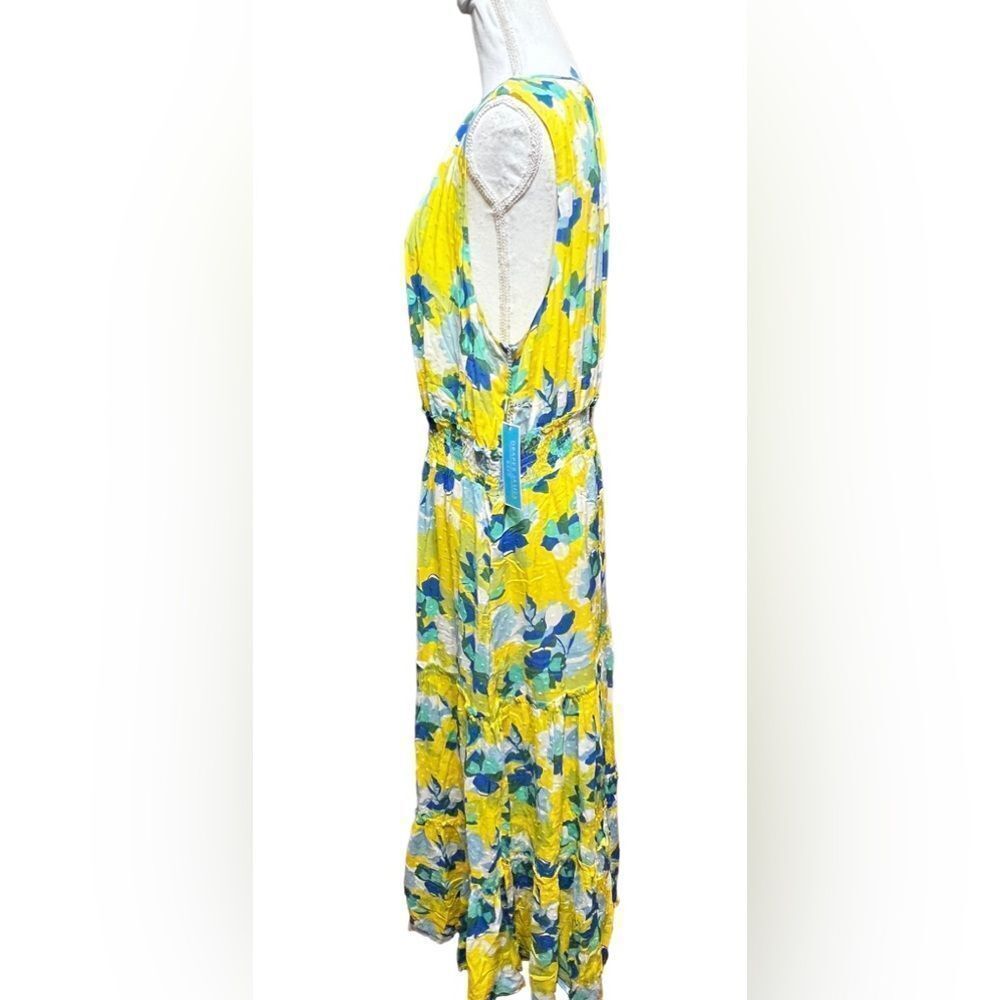 DRAPER JAMES RSVP Clip-Dot Tiered Maxi Dress -XXL - Picture 4 of 7